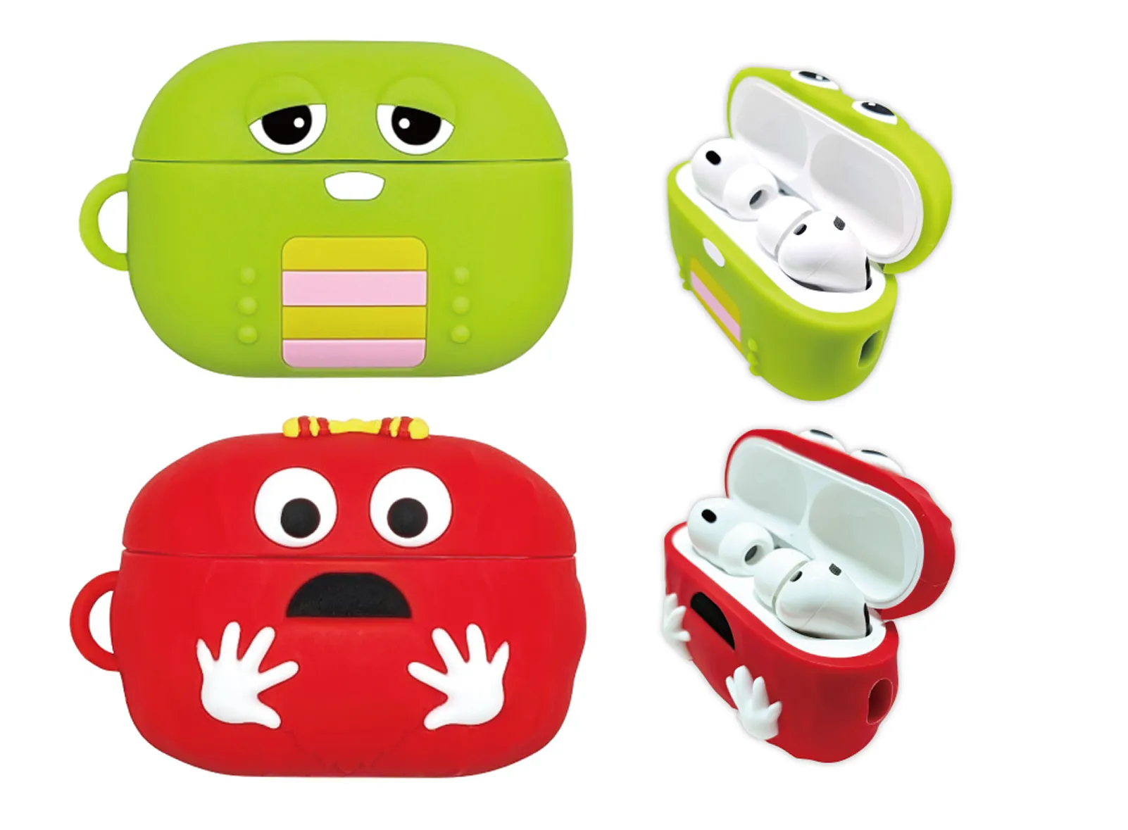 ガチャピン・ムック AirPods Pro 3 対応シリコンケース