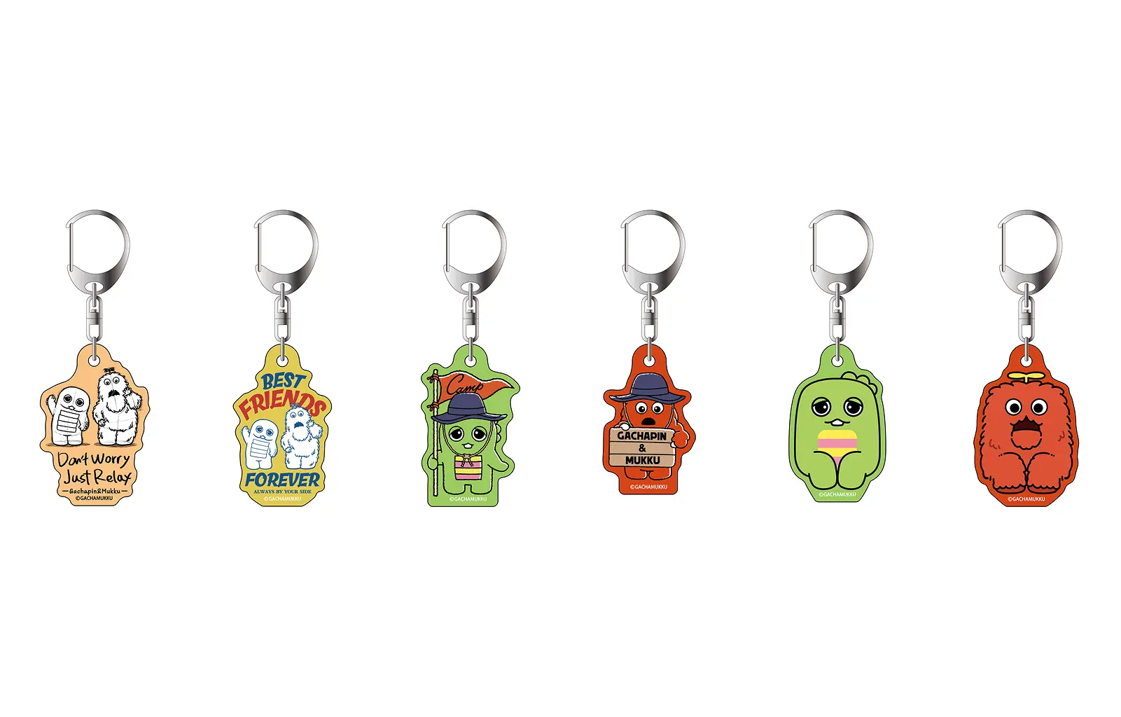 ラメアクリルキーホルダー（全6種）