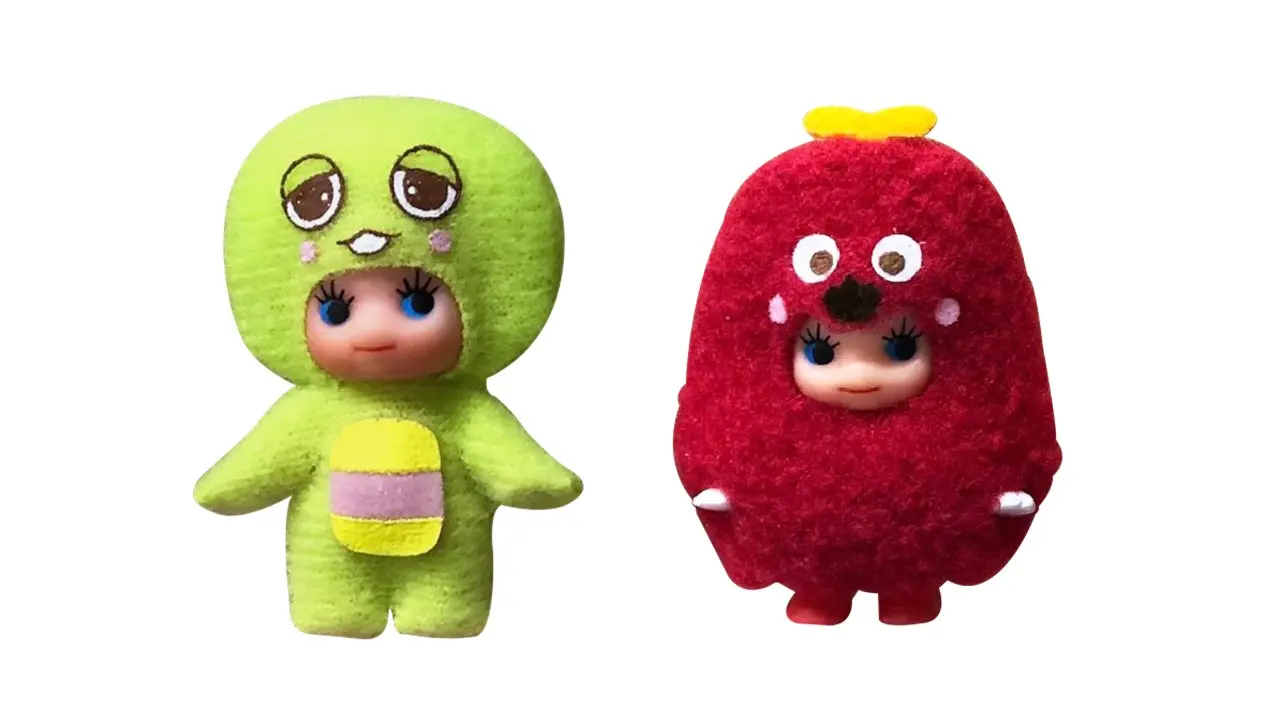 キューピー×ガチャピン・ムック　根付
