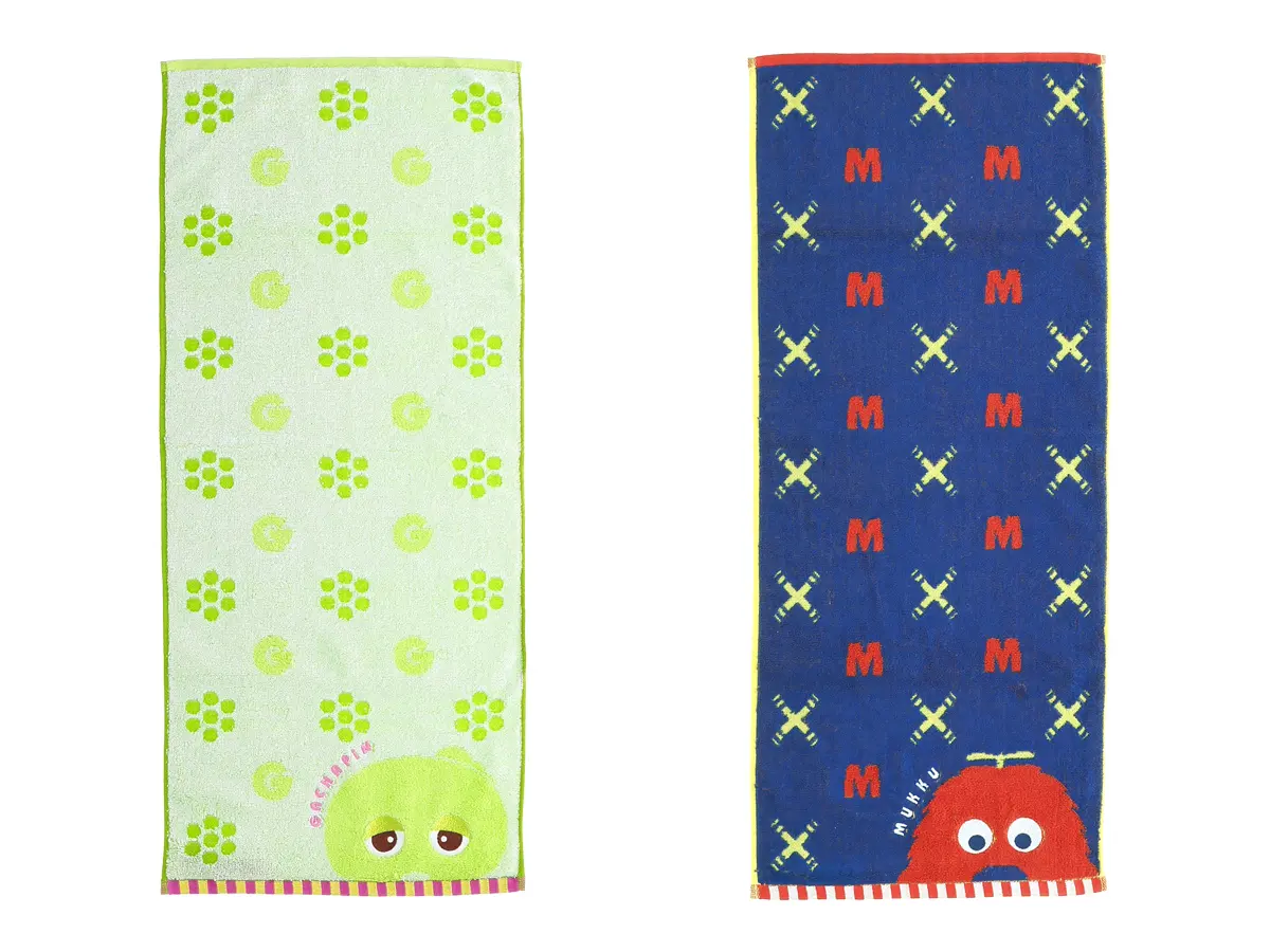 フェイスタオル　ひょっこりガチャピン/ひょっこりムック