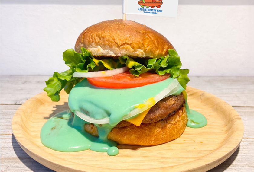 ガチャピンバーガー